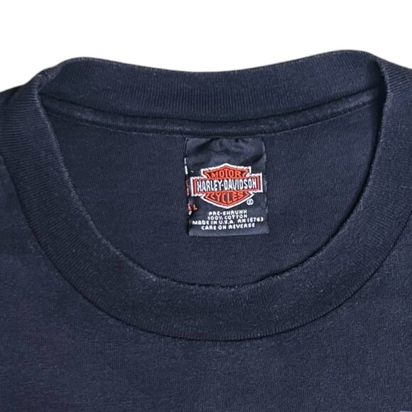 Vintage 1990s Harley-Davidson R.L. Stratman T-Shirt XL Eagle Aspen Valley CO US - Picture 8 of 10